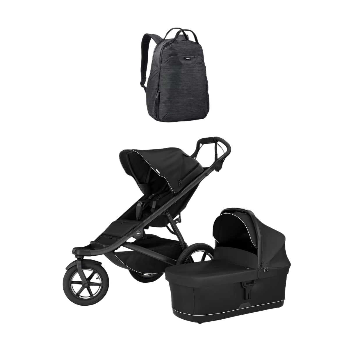 Thule Urban Glide 3, Thule Bassinetand Thule Changing Backpack