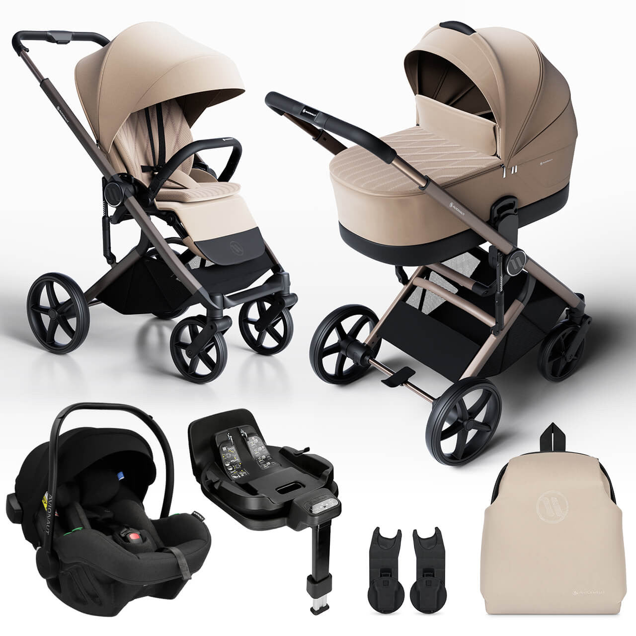 Avionaut Sirius - 3-in-1 Travel System with Pixel Pro 2.0 C & IQ Orbit Base