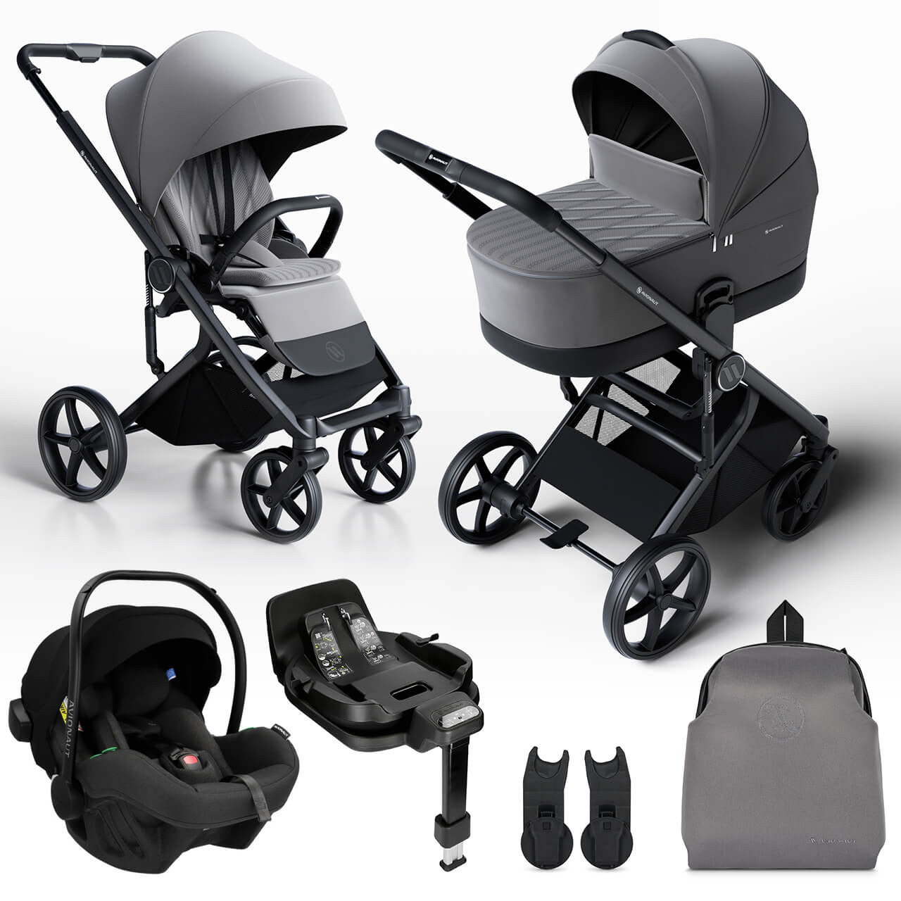 Avionaut Sirius - 3-in-1 Travel System with Pixel Pro 2.0 C & IQ Orbit Base